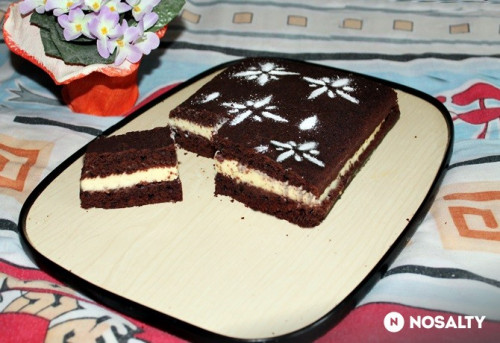 Csokoládés-vaníliakrémes sütemény